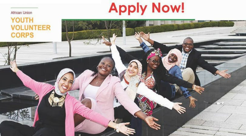 African Union Youth Volunteer Corps (AU-YVC) Program 2018/19 for Rwandans (Funded)
