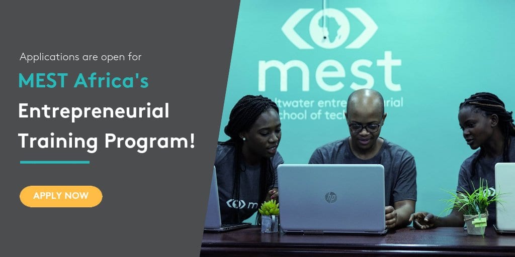 MEST Africa Entrepreneurial Training Program 2019 for Pan-African Tech Business owners (completely sponsored)