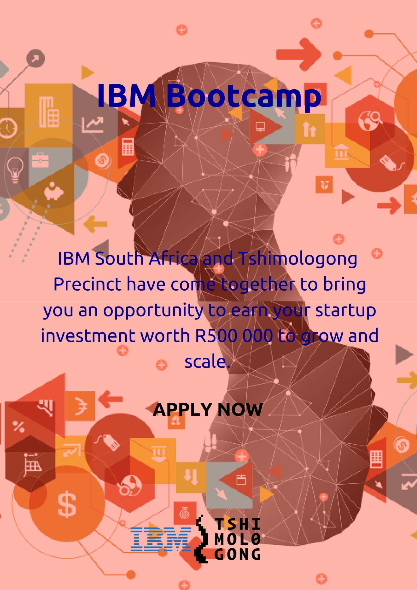 Tshimologong Precinct/IBM South Africa Bootcamp 2018 for Development Phase Tech and Digital Startups. (R500 k financial investment)