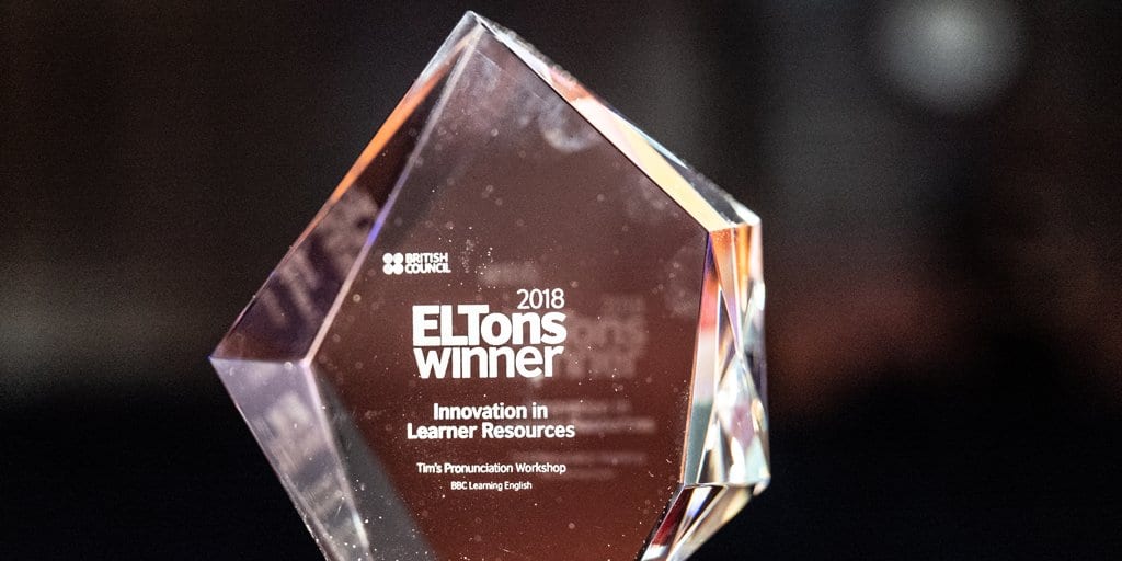 British Council’s ELTons Awards for Development in English language Mentor 2019