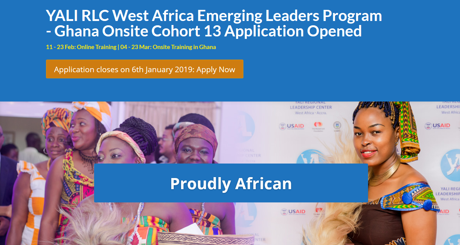 YALI RLC West Africa Emerging Leaders Program 2019- Ghana Onsite Accomplice 13