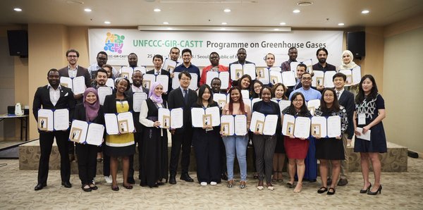 UNFCCC-GIR-CASTT 2019 Training Program on Greenhouse Gases (Completely Moneyed to South Korea)