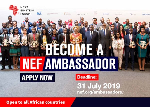 NEF Young Ambassador Program 2019/2021 for Young Africans (Moneyed to NEF Worldwide Event 2020 in Nairobi, Kenya)
