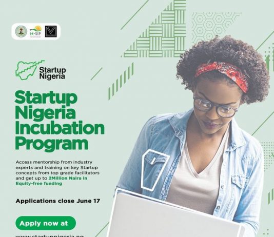 Start-up Incubation Program 2019 for Idea-staged business throughout Nigeria.