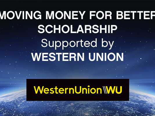 Western Union Moving Cash for Better Scholarship to go to the One Young World Top 2019 (Fully-funded to London, UK)