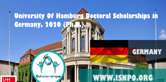 University Of Hamburg Doctoral Scholarships in Germany, 2020