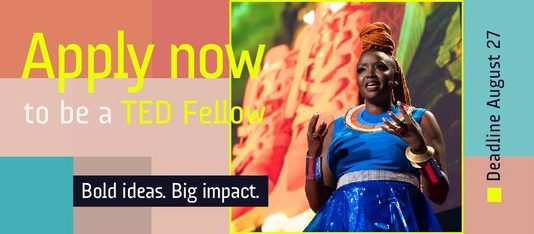TED Fellows program 2020 for amazing thinkers and doers (Totally Moneyed to Vancouver, BC, Canada)