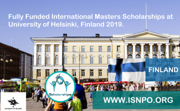 Totally Moneyed International Masters Scholarships at University of Helsinki, Finland 2019