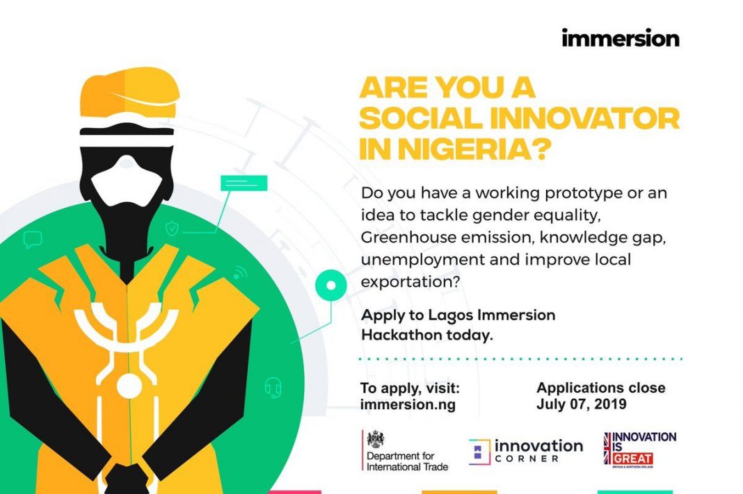 UK Federal government’s Department for International Trade (DIT) Lagos Immersion Hackathon 2019