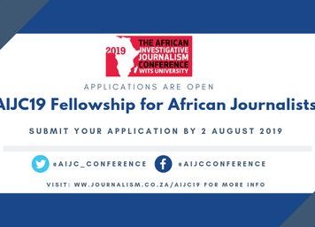 African Investigative Journalism Conference 2019 Bursary for African Reporters to participate in AIJC 2019 in Johannesburg, South Africa (Completely Moneyed)