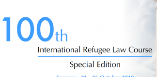 UNHCR 100 th International Refugee Law Course 2019 (Totally Moneyed)