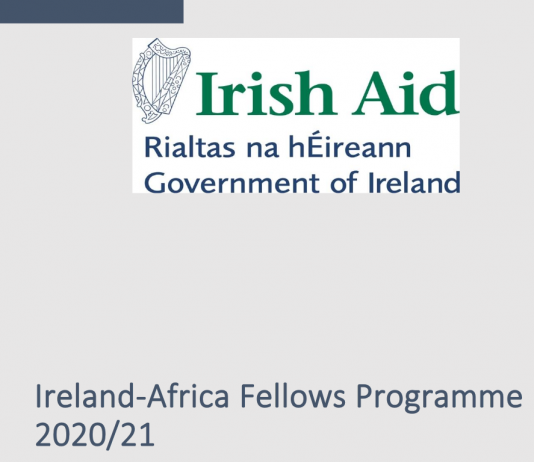 Ireland-Africa Fellows Program 2020/2021 for young Africans