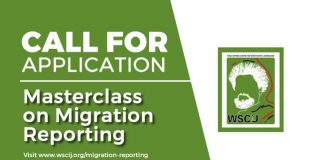 The Wole Soyinka Centre for Investigative Journalism (WSCIJ) 2019 Masterclass on Migration Reporting