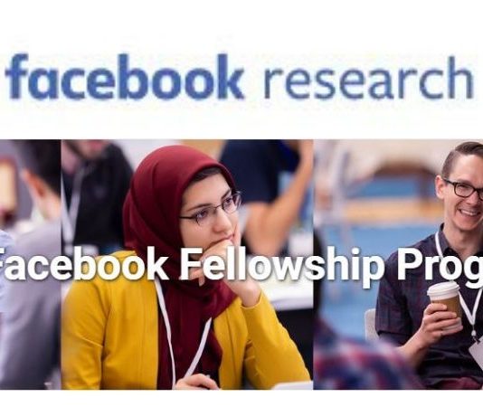Facebook Fellowship Program 2020 for PhD Trainees (As Much As $37,000 grant plus more)