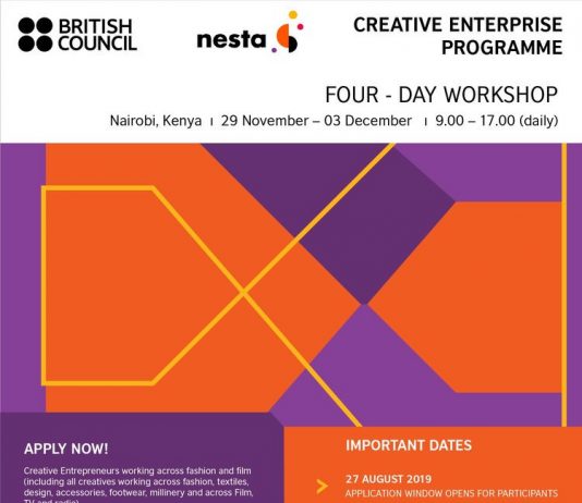 The British Council Creative Business Program 2019 in East Africa