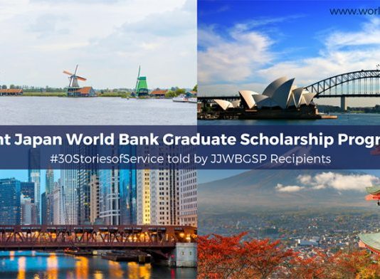 Joint Japan/World Bank Graduate Scholarship Program 2020 for Establishing nations (Fully-funded)