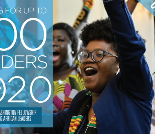 Apply: Mandela Washington Fellowship 2020 for Young African Leaders (Fully-funded to the United States)