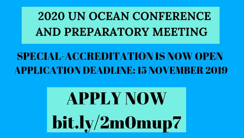 United Nations Ocean Conference 2020: Get Special-accreditation!