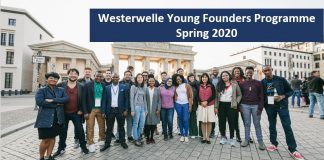 Westerwelle Young Founders Programme Spring 2020 for Young Entrepreneurs (Fully Funded to Berlin,Germany)