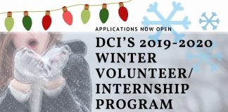 DCI Youth Winter Internship/Volunteer Program 2019-2020