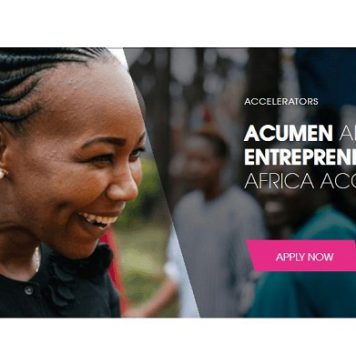 Acumen/IKEA Social Entrepreneurship East Africa Accelerator 2020 (Up to $25,000 in seed funding)