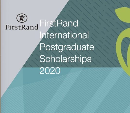 The FirstRand Laurie Dippenaar International postgraduate study Scholarships 2020 for young South Africans