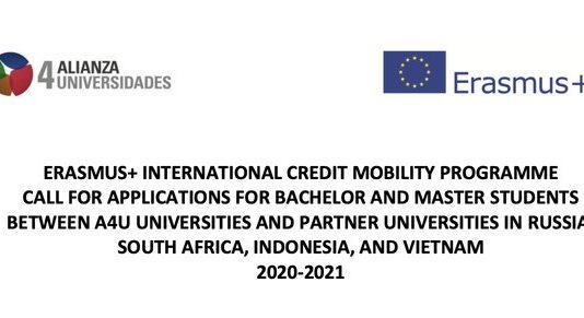 Alliance 4 Universities Erasmus+ International Credit Mobility Programme 2020/2021 for staff and student mobility