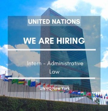 United Nations (UN) LEGAL AFFAIRS Internship 2020 for young motivated Graduates