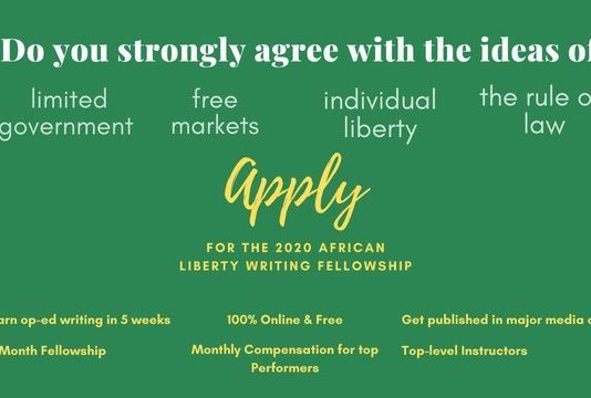 African Liberty Writing Fellowship Programme 2020