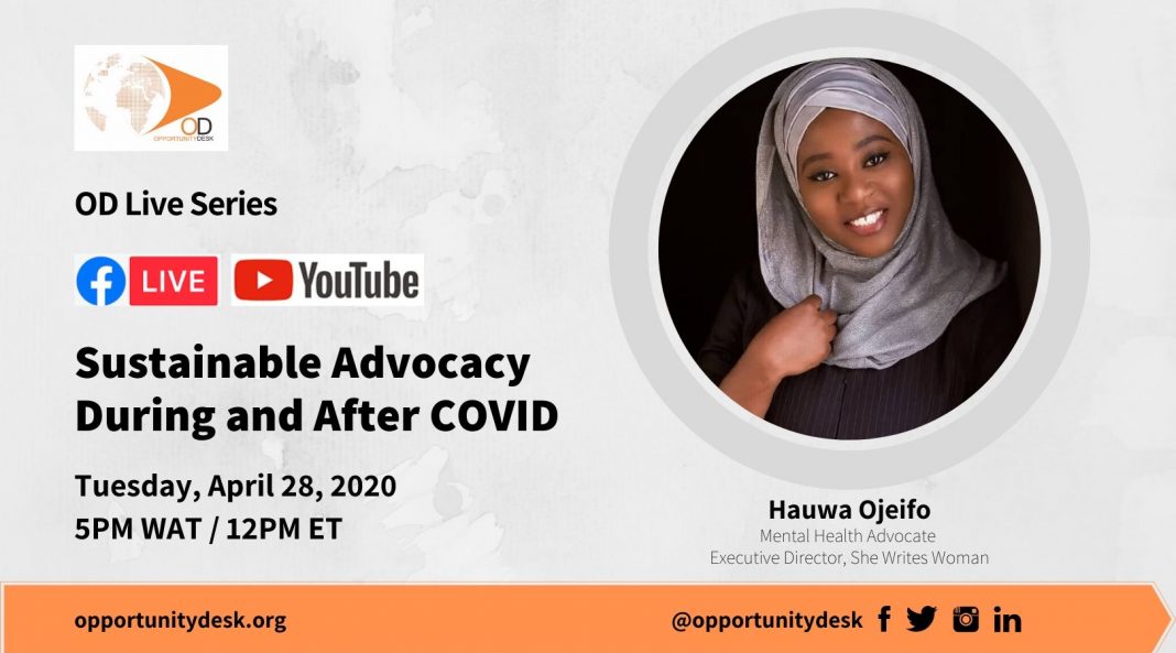 OD Live with Hauwa Ojeifo – Sustainable Advocacy During and After COVID-19