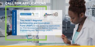 PASET Regional Scholarship & Innovation Fund 2020/2021 for PhD Scholars from Sub-Saharan Africa (Fully Funded)