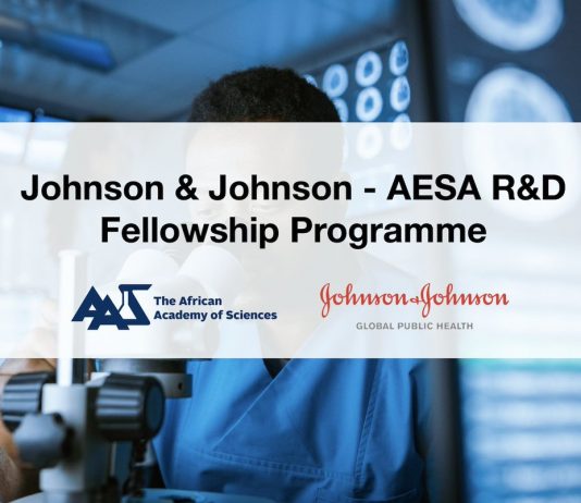 Call for Applications: Johnson & Johnson-AESA Research & Development Fellowship Programme 2020