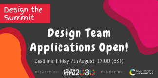 Apply to join the Design Team for the Youth STEM Summit 2020