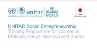 UNITAR Social Entrepreneurship Training Programme 2020 for Women from East Africa