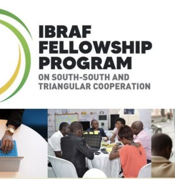 Brazil Africa Institute (IBRAF) Fellowship Program on South-South and Triangular Cooperation 2021 for young Scholars.