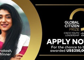 The Global Citizen Prize: Cisco Youth Leadership Award 2020 (US$250,000 prize)