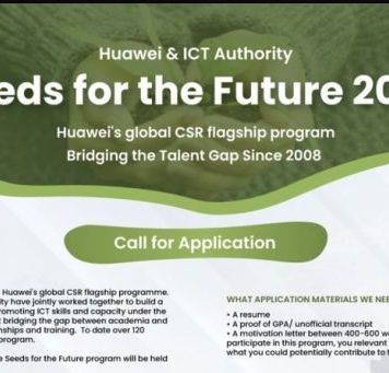 Huawei’s Seeds for the Future Program 2020 for young Kenyan University Students