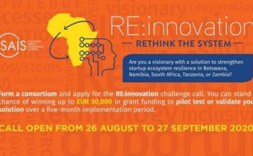 Southern Africa Innovation Support Programme RE: innovation challenge 2020 for African startups ( EUR 50,000 per project)