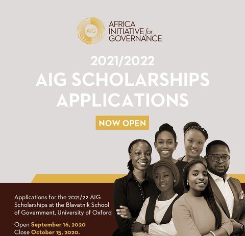 Africa Initiative for Governance (AIG) Scholarships 2021/2022 for Study in the University of Oxford, UK (Fully Funded)
