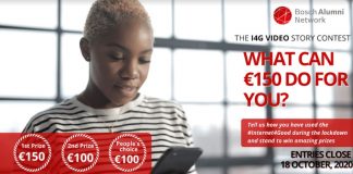 Internet4Good (I4G) Video Story Contest 2020 for Young Africans (Win Cash prizes)