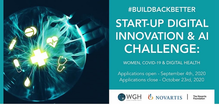 WGH/Novartis Foundation #BuildBackBetter Digital Innovation and AI Challenge 2020 (up to $15,000 prize)