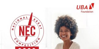 UBA National Essay Competition 2020 for High School Students in Ghana ($10,000 total prize)
