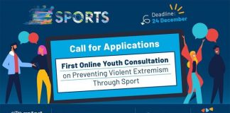 United Nations-led first Online Youth Consultation on Preventing Violent Extremism Through Sport.