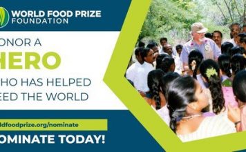 Call for Nominations: World Food Prize Laureate 2022 ($250,000 Prize)