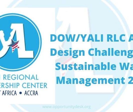 DOW/YALI RLC Accra Design Challenge for Sustainable Waste Management 2021 (Up to $10,000)