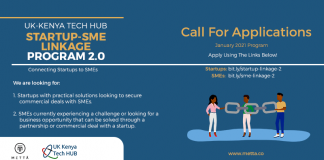 UK-Kenya Tech Hub Startup-SME Linkage Program 2.0