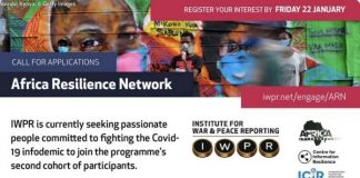 Call for Applications: Africa Resilience Network Programme 2021
