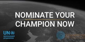 UN Environment Young Champions of the Earth Prize 2021 for young environmental leaders.