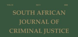New Volume: South African Journal of Criminal Justice