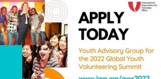 IAVE’s Global Youth Volunteering Summit 2022 Youth Advisory Group for young people worldwide.